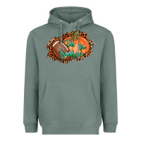 Sage tis the season football pumpkin Heavyweight Hoodie - AdoDesignShop