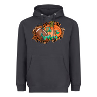 Smoke tis the season football pumpkin Heavyweight Hoodie - AdoDesignShop