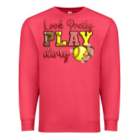 Cardinal Look Pretty Play Dirty Premium Sweatshirt - LillyAllenDesigns