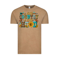 Vintage Coffee a little country a little hood Vintage Tee - texasbilliewilder