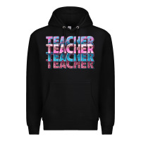 Black teacher stacked Premium Hoodie - NancyCooperArtShop