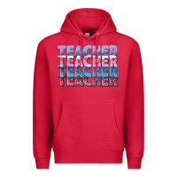 Cardinal teacher stacked Premium Hoodie - NancyCooperArtShop