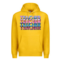 Lemon teacher stacked Premium Hoodie - NancyCooperArtShop