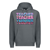 Rock teacher stacked Premium Hoodie - NancyCooperArtShop