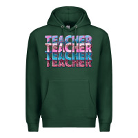 Sports Green teacher stacked Premium Hoodie - NancyCooperArtShop
