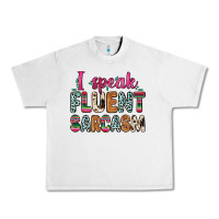 Lunar Rock i speak fluent sarcasm Urban Heavy Tee - Zillion Design Studio