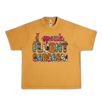 Peanut Butter i speak fluent sarcasm Urban Heavy Tee - Zillion Design Studio