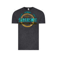 Vintage Black all day everyday 247 100 sarcasmic sarcasm is in m Vintage Tee - Zillion Design Studio