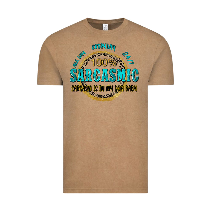 All Day Everyday 247 100 Sarcasmic Sarcasm Is In M Vintage Tee by Zillion Design Studio | Teevron