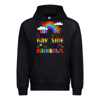 Black come to the gay side we have rainbows Urban Hoodie - LillyAllenDesigns