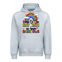 Heather Grey come to the gay side we have rainbows Urban Hoodie - LillyAllenDesigns