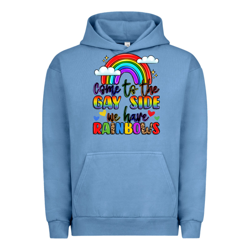 Come To The Gay Side We Have Rainbows Urban Hoodie by LillyAllenDesigns | Teevron