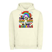 Pigment Pistachio come to the gay side we have rainbows Urban Hoodie - LillyAllenDesigns