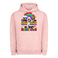 Pigment Salmon come to the gay side we have rainbows Urban Hoodie - LillyAllenDesigns