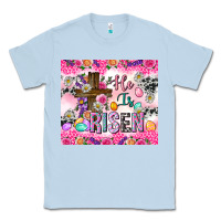 Dusty Blue He is risen 20oz tumbler Classic Tee - Neo Western