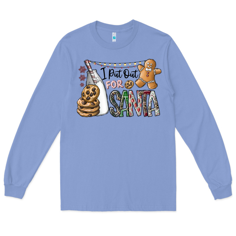I Put Out For Santa Long Sleeve Tee by CowhideDigitalArt | Teevron