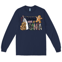 Navy i put out for santa Long Sleeve Tee - CowhideDigitalArt
