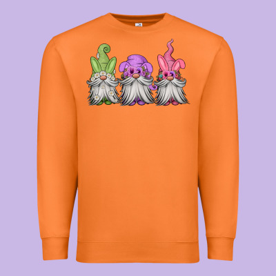 Easter Gnomes Spring Premium Sweatshirt Designed By Jasminsmagicworld