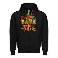 Black papa cito cinco de mayo Zipper Hoodie - AdoDesignShop