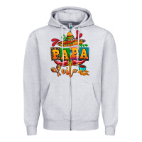Heather Grey papa cito cinco de mayo Zipper Hoodie - AdoDesignShop
