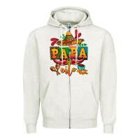 Oatmeal Heather papa cito cinco de mayo Zipper Hoodie - AdoDesignShop