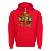 Red papa cito cinco de mayo Zipper Hoodie - AdoDesignShop