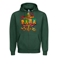 Sports Green papa cito cinco de mayo Zipper Hoodie - AdoDesignShop