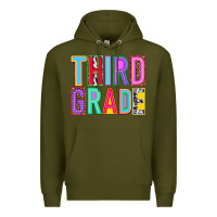 Army Green third grade Premium Hoodie - NancyCooperArtShop