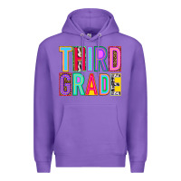 Purple third grade Premium Hoodie - NancyCooperArtShop