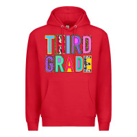 Red third grade Premium Hoodie - NancyCooperArtShop