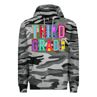 Slate Camo third grade Premium Hoodie - NancyCooperArtShop