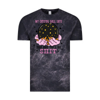 Cloud Black my crystal ball says you are full of Vintage Tee - Zillion Design Studio