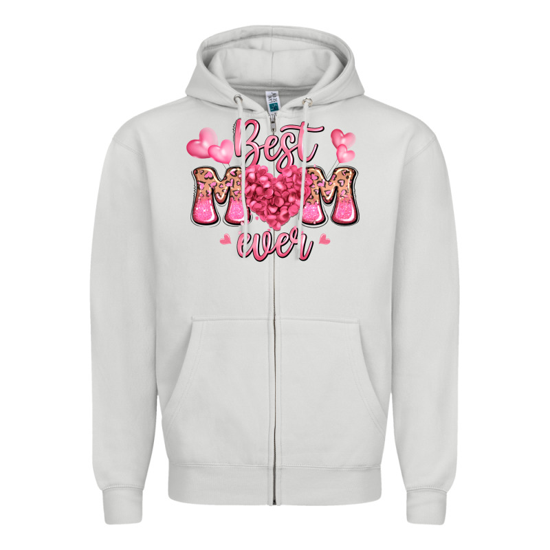 Best Mom Ever Mother's Day Zipper Hoodie by JahusDesignShop | Teevron