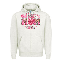 Oatmeal Heather best mom ever mother's day Zipper Hoodie - JahusDesignShop