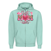 Seafoam best mom ever mother's day Zipper Hoodie - JahusDesignShop