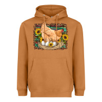 Meerkat western farm chicken coop animals eggs sunflowers leopard serape woode Heavyweight Hoodie - Artiststas