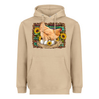 Mushroom western farm chicken coop animals eggs sunflowers leopard serape woode Heavyweight Hoodie - Artiststas