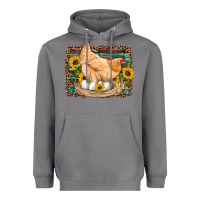 Storm western farm chicken coop animals eggs sunflowers leopard serape woode Heavyweight Hoodie - Artiststas