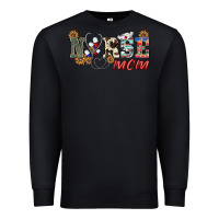 Black western nurse mom Premium Sweatshirt - BarkalooDesign