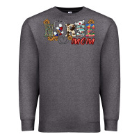 Charcoal Heather western nurse mom Premium Sweatshirt - BarkalooDesign