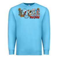 Ocean Blue western nurse mom Premium Sweatshirt - BarkalooDesign