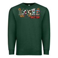 Sports Green western nurse mom Premium Sweatshirt - BarkalooDesign