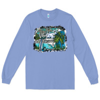 Colony Blue summer vibes Long Sleeve Tee - SublimationCraftShop