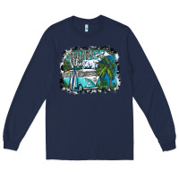 Navy summer vibes Long Sleeve Tee - SublimationCraftShop