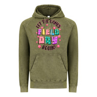Vintage Olive field day let the games begin Vintage Hoodie - JahusDesignShop