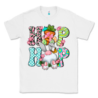 White Hip hop Happy Easter Classic Tee - Neo Western