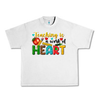 Lunar Rock teaching is a work of heart tbw Urban Heavy Tee - texasbilliewilder