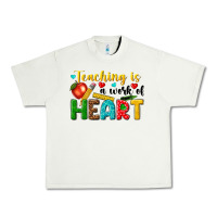 Pistachio teaching is a work of heart tbw Urban Heavy Tee - texasbilliewilder