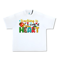White teaching is a work of heart tbw Urban Heavy Tee - texasbilliewilder
