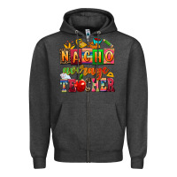 Charcoal Heather nacho average teacher Zipper Hoodie - AdoDesignShop